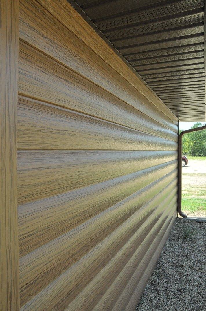 ABC Seamless Steel Log Home Siding