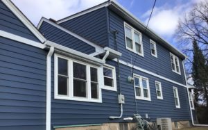 ABC Seamless Siding in Classic Blue